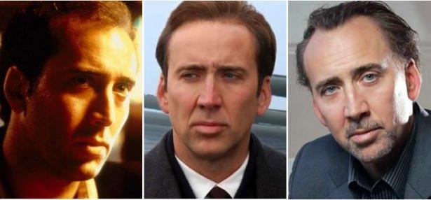 <p>Nicolas Cage (31-41-51)<br />
Leaving Las Vegas / Lord of War / Pay the Ghost</p>
