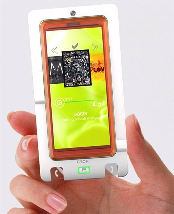 <p><strong>Whisky Cyon Phone </strong><br />
<br />
Tek renk telefondan sıkıldınız mı? Whisky Cyon Phone adlı bu telefon gelen aramaya göre rengini değiştirebiliyor.</p>
