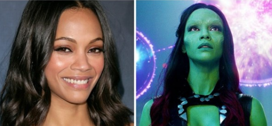 <p>Zoe Saldana</p>

<p>'Guardians of the Galaxy'de Gamora rolünde...</p>
