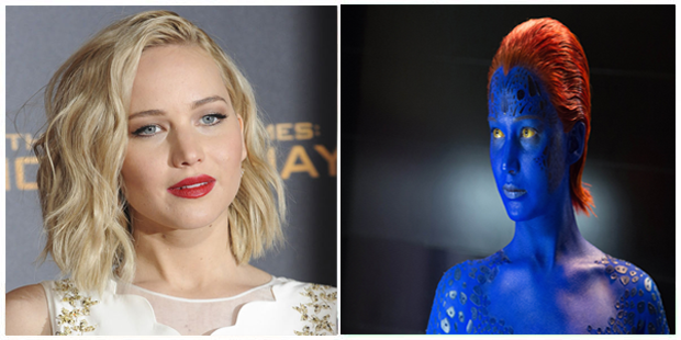 <p>Jennifer Lawrence </p>

<p>X-Men'de Raven / Mystique</p>
