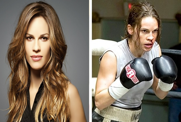 <p><strong>Hilary Swank</strong></p>

<p>"Milyonluk Bebek"</p>

<p>Güzel oyuncu Swank, rolü için kan revan ile kalmaktan çekinmedi.</p>

