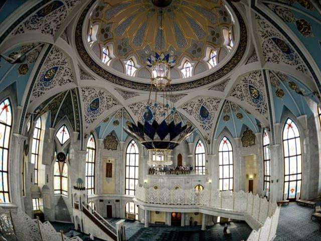 <p>Kul Şerif Camii, Tataristan Cumhuriyeti'nin başkentinde 'Kazan'ın incisi' sayılıyor.</p>
