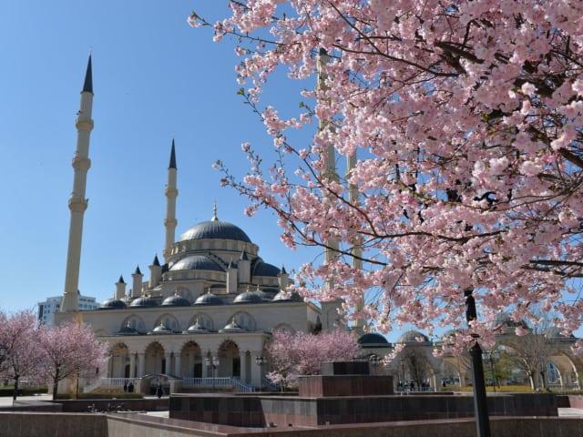 <p>Grozni'de 'Çeçenistan'ın Kalbi' isimli cami</p>
