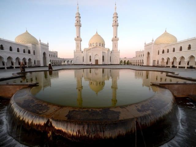 <p>Bolgar kentinde Ak Camii</p>
