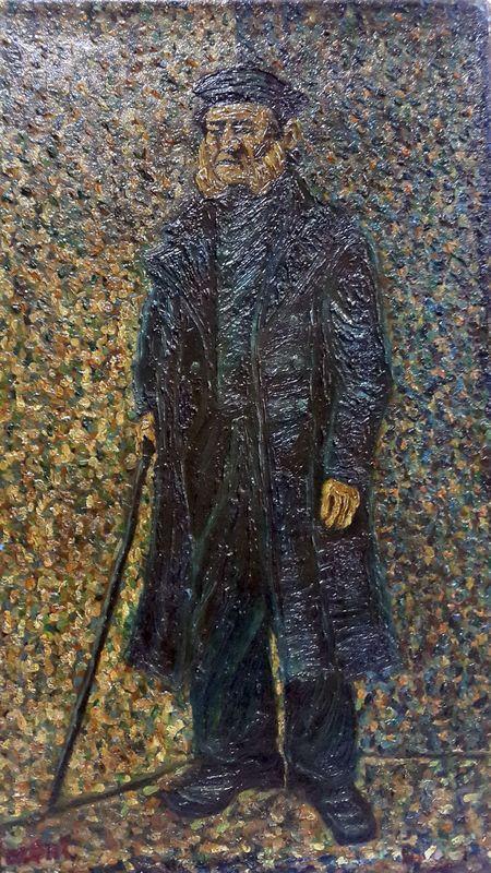 <p>Tokat'ta polis, Hollandalı ünlü ressam Vincent Van Gogh'un 'Yetim adam' tablo serisi arasında yer alan ve kayıp olduğu iddia edilen 'Yaşlı adam sopayla' adlı eserini internette satmaya çalışan bir kişi tespit etti. Alıcı gibi davranan polis, ünlü ressama ait olduğu iddia edilen tabloyu ele geçirdi.</p>
