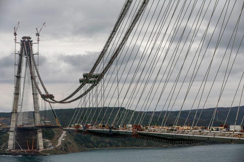 <p>Tarihi İpek Yolu'nun devamı niteliğindeki Yavuz Sultan Selim Köprüsü'nde çalışmalar hava muhalefetine rağmen kontrollü şekilde devam ediyor. İki yakanın kavuşmasına 391 metre kaldı.</p>

<p> </p>
