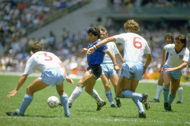 Diego Armando Maradona & Terry Butcher