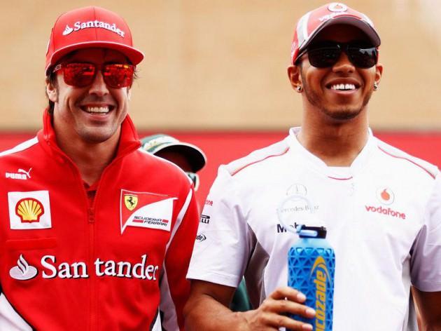 Lewis Hamilton & Fernando Alonso