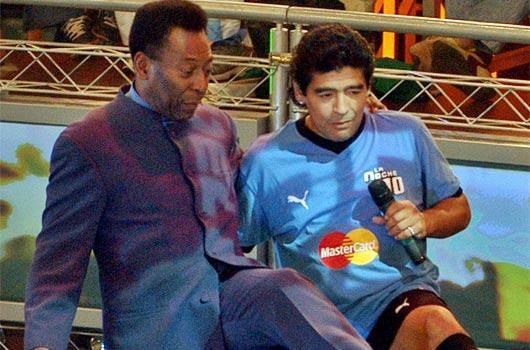 Diego Armando Maradona & Pele