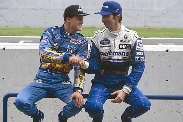 Damon Hill & Michael Schumacher