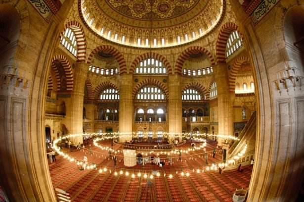 Selimiye Camii'nden muhteşem kareler