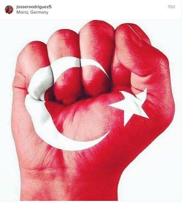 <p>Jose Rodriguez: "Yaşananlar için çok üzgünüm. Ölenlerin yakınlarına başsağlığı diliyorum, kalbim Türk halkıyla ve arkadaşlarımla</p>
