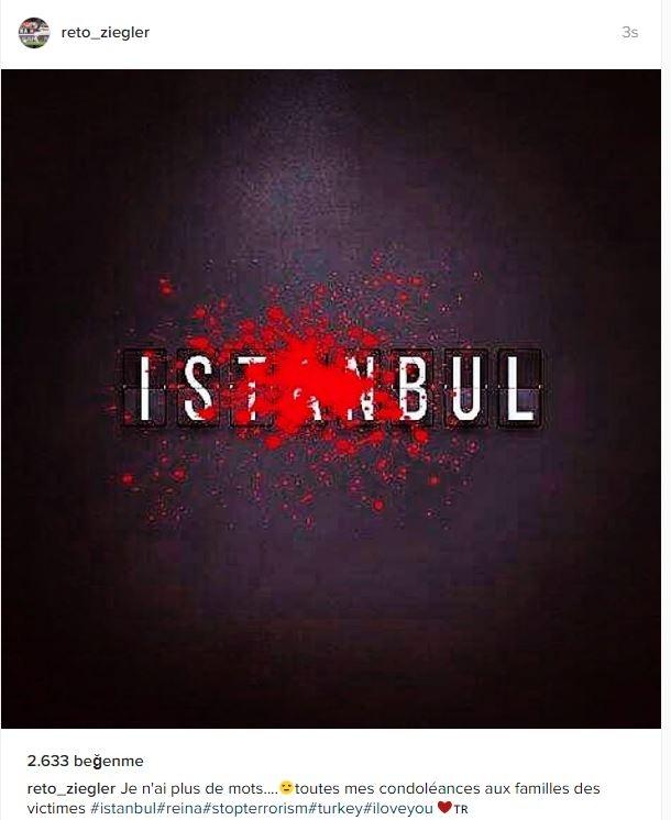 <p>Reto Ziegler: İstanbul...</p>
