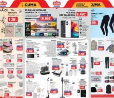 BİM 25 - 28 Kasım Aktüel Ürünler Kataloğu: Akıllı telefon, Halı yıkama makinesi, 4K TV...