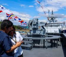 A&ccedil;ık deniz devriye gemisini hizmete aldılar! Kardeş donanmaya g&uuml;&ccedil; katacak