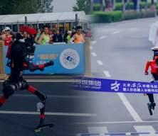 &Ccedil;in'de insansı robotlar yarı maraton d&uuml;nya rekorunu kırdı