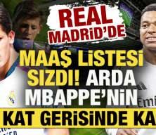 Real Madrid'de maaş listesi sızdı! Arda G&uuml;ler, Mbappe'nin 6 kat gerisinde kaldı