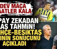 Dev ma&ccedil;a saatler kala yapay zeka, Fenerbah&ccedil;e - Beşiktaş ma&ccedil;ının sonucunu a&ccedil;ıkladı