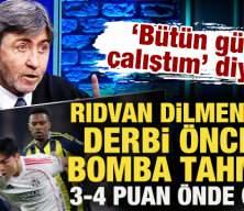 Rıdvan Dilmen'den derbi &ouml;ncesi bomba tahmin! "3-4 puan &ouml;nde bitirir"