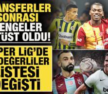 Transferler sonrası dengeler şaştı! S&uuml;per Lig'de en değerliler listesi değişti