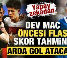 Yapay zekadan T&uuml;rkiye - Fransa ma&ccedil;ı i&ccedil;in skor tahmini: Arda gol atacak milliler kazanacak