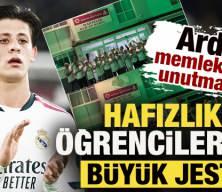 Arda G&uuml;ler, memleketini unutmadı! Hafızlık &ouml;ğrencilerine b&uuml;y&uuml;k jest