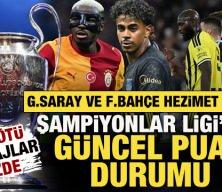 Şampiyonlar Ligi'nde g&uuml;ncel puan durumu sıralaması! G.Saray ve F.Bah&ccedil;e ka&ccedil;ıncı sırada?