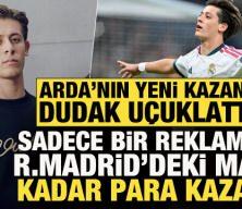 Arda G&uuml;ler, sadece bir reklamdan neredeyse Real Madrid'deki maaşı kadar para kazandı