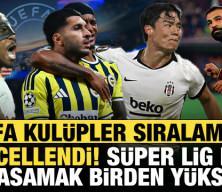 S&uuml;per Lig devi, UEFA kul&uuml;pler sıralamasında 15 basamak y&uuml;kseldi