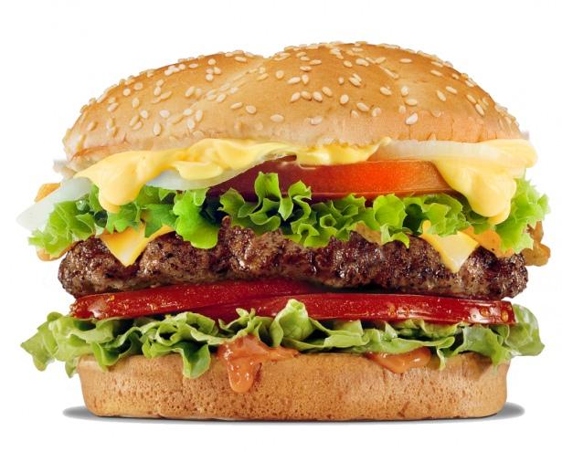 <p>Hamburger, alt kısmı serçe parmaklarıyla sıkıca tutularak yenir. Böylece içindeki malzemeleri yere dökmeden ve elinizi kirletmeden yemiş olursunuz.</p>
