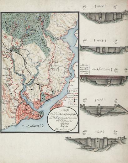 <p>İstanbul'un su yolları ve bendlerinin haritaları...</p>
