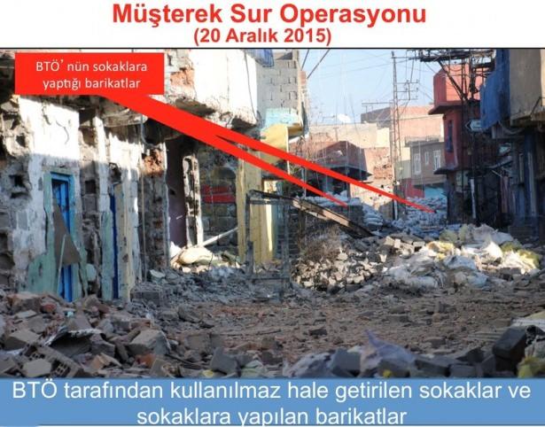 <p>Diyarbakır'ın Sur ilçesinde devam eden terör örgütü PKK mensuplarına yönelik operasyonlara ait fotoğraf kareleri basınla paylaşıldı.</p>
<p> </p>