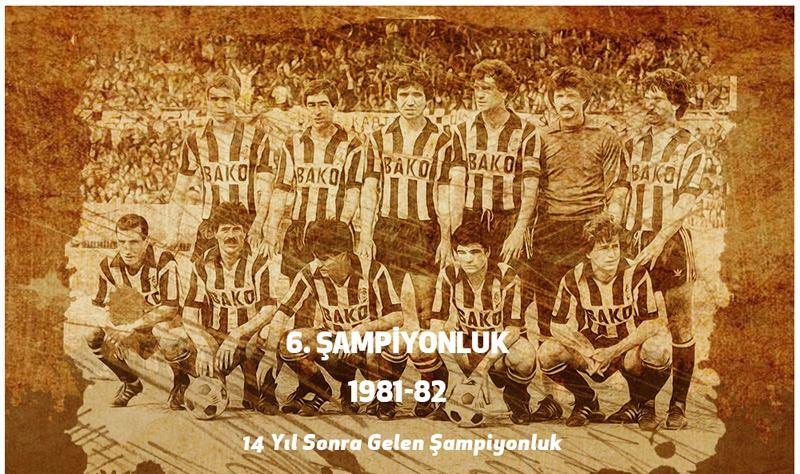 <p><strong>6. ŞAMPİYONLUK ( 1981-1982)</strong><br />
<br />
Beşiktaş, 1981-82 sezonunda 14 yıl aradan sonra şampiyonluğa ulaştı. Trabzonspor ile şampiyonluk mücadelesi veren Kartal, ligin son haftasında küme düşme tehlikesi bulunan Eskişehirspor ile deplasmanda karşılaştı. Siyah-beyazlılar son 15 dakikasına 2-1 önde girdiği maç, Eskişehirspor taraftarlarının sahaya attığı yabancı maddeler nedeniyle tatil edildi ve federasyonun kararıyla Beşiktaş, mücadeleyi hükmen 3-0 galip tamamlamış sayıldı. 14 yıl aradan sonra kazanılan şampiyonluk büyük bir coşkuyla kutlandı.</p>
<p> </p>
