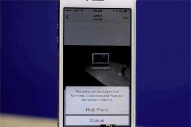 <p>Parmağınızı bir fotoğrafın üzerine basılı tuttuğunuzda o fotoğraf 'gizli' oluyor. Albümde de 'gizli' klasörünün içinde yer alıyor.</p>
