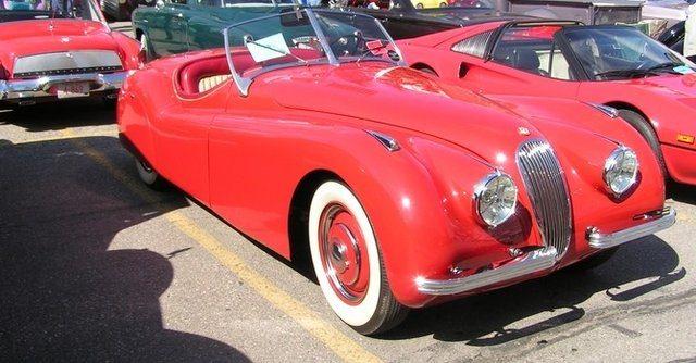 <p>52. Jaguar XK120 1948–1954</p>
