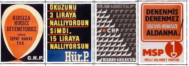 <p>İşte bakarken tebessüm edeceğiniz tarihi seçim afişleri!</p>