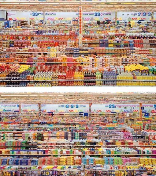 <p>5. Andreas Gursky "99 Cent II Diptychon" (2001) 3,346,456 dolar</p>

<p> </p>
