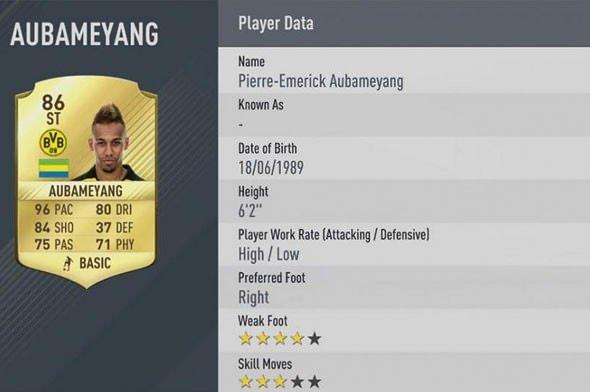 <p>Aubameyang - Borussia Dortmund</p>