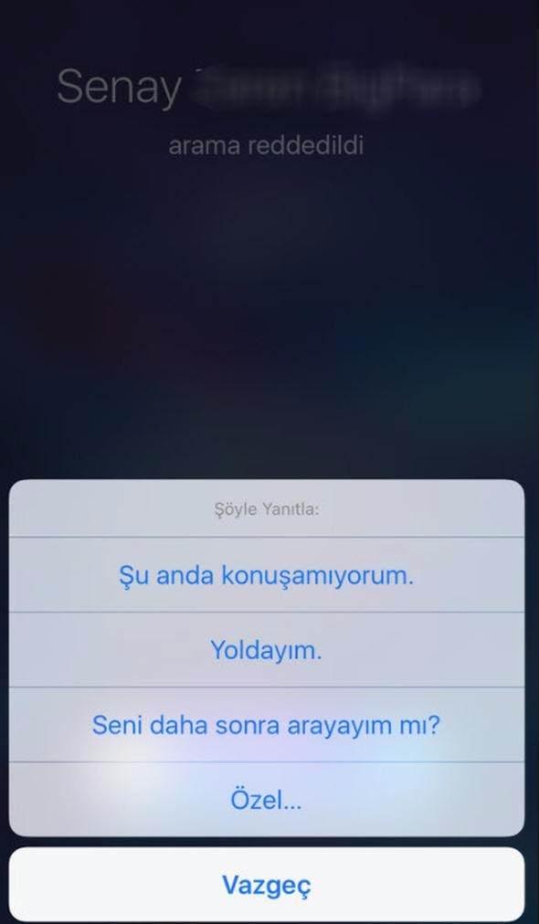 <p>Hazır cevaplardan birini seçerek gönderin. Hem meşguliyetinizi hızlıca anlatmış olun, hem de işinize kaldığınız yerden devam edin.</p>

<p> </p>
