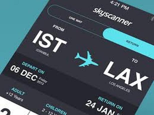 <p><strong>Skyscanner</strong> <br />
<br />
Uçak ile sık seyahat edenlerin zaten yakından tanıdığı Skyscanner hizmetinin mobil uygulaması da saniyeler içerisinde ucuz uçak bileti bulabilmenizi sağlıyor. Tek yapmanız gereken gitmek istediğiniz konumu, bulunduğunuz yeri ve uçuş tarihini girmek. Başarılı arayüzü, ekranı ve rezervasyon yaptırma imkanı ile Skyscanner uygulaması alkışı hak ediyor. </p>

<p>Uygulama 1000’den fazla havayolu şirketini içeren bir veri tabanına sahip. Bu sayede fazla zahmet etmeden yüzlerce seçeneğin arasından en ucuz uçak biletini bulabiliyorsunuz. Biletlerinizi e-posta veya telefon yolu ile alıp arkadaşlarınıza bildirebiliyorsunuz.</p>
