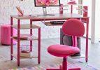 Ofis dekorasyonunda yılın rengi pembe