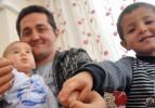 Evladını, 11 ay sonra kucağına alarak sevebildi