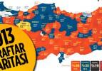 Türkiye'nin taraftar haritası 2013