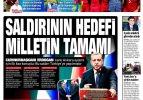 14 Ekim 2015 gazete manşetleri