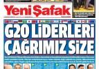 14 Kasım 2015 gazete manşetleri