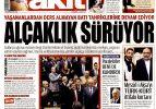 14 Ocak 2015 gazete manşetleri