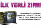 Türküye'nin ilk yerli zırhı