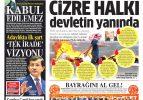 15 Eylül Salı günü gazete manşetleri