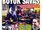 15 Kasım 2015 gazete manşetleri