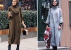 Tesettürlü kadınlar için triko elbise önerileri